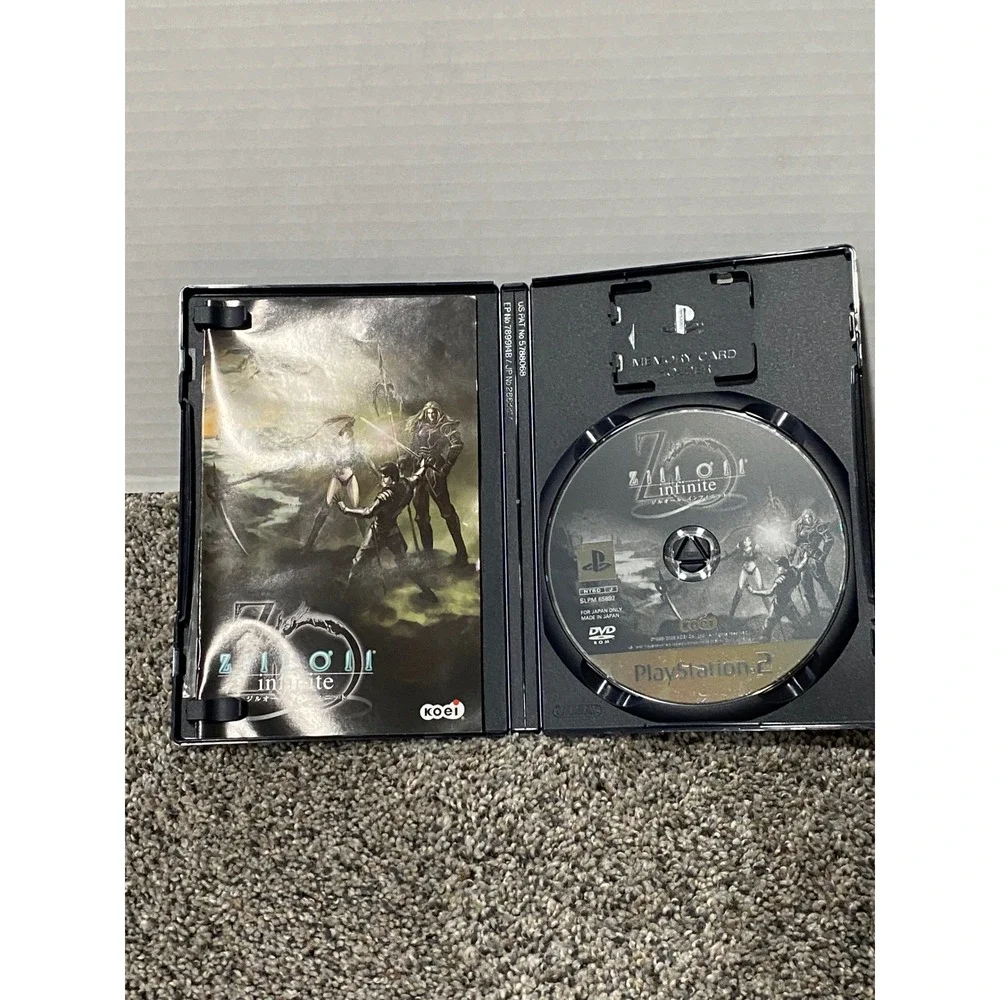 Video Game Sony PlayStation 2 RPG Koei Zill O'll Infinite NTSC-J Black Excellent
